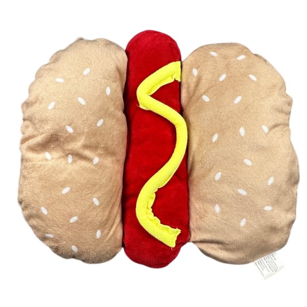 Dog Costume Hot Dog Plush Food Outfit Medium Halloween